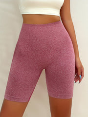 3pcs Solid Seamless Yoga Shorts High Waist Butt Lift Yoga Athletic Running Pants