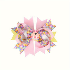 Animal Print Bow Hair Clip & Hair Accessories