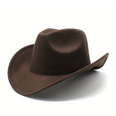 Men's European American Solid Wool Jazz Hat British Style Top Hat