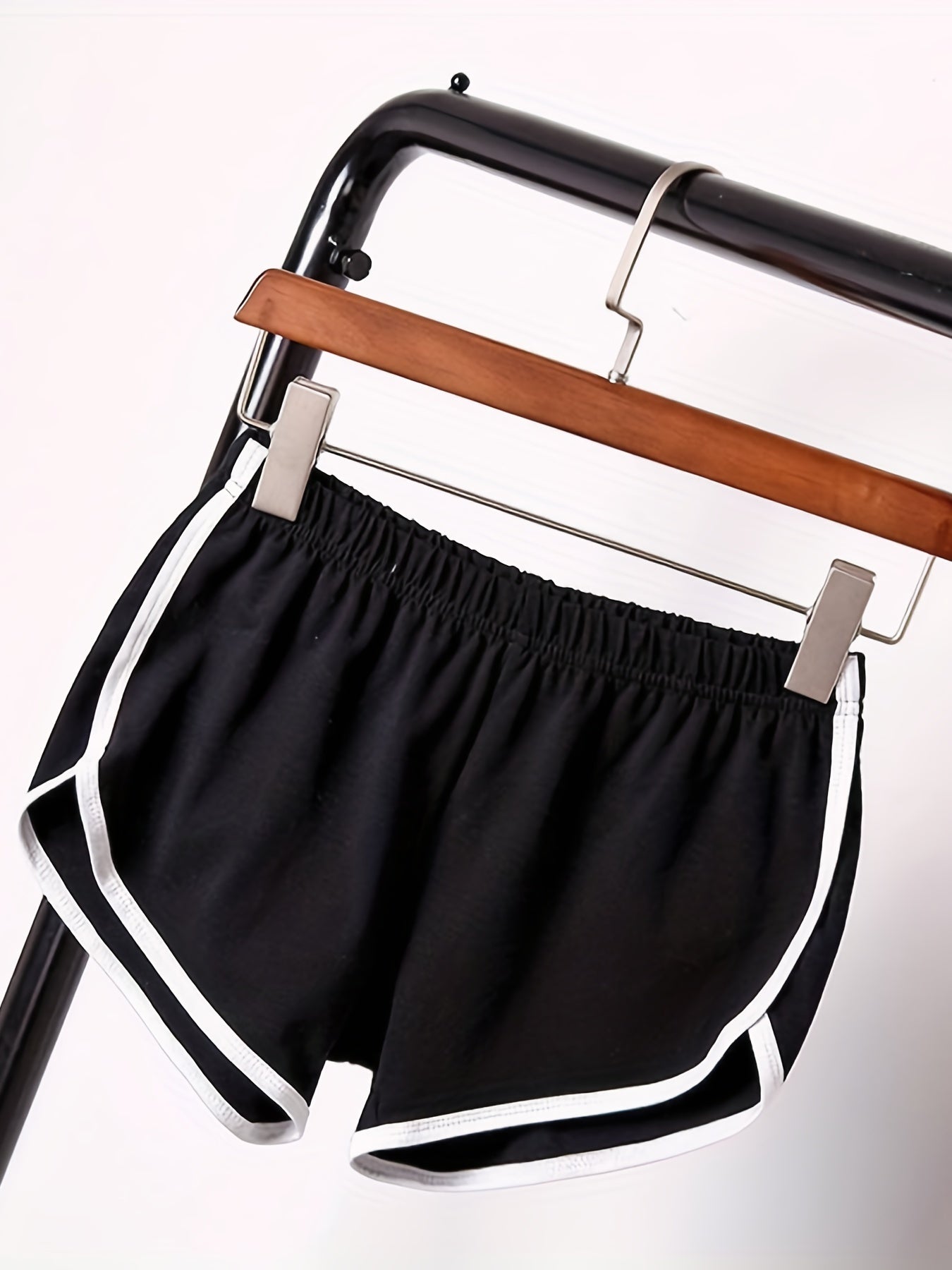 Elastic Waist Shorts Casual Summer Shorts Women's Clothing