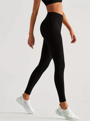 Yoga Fleece Leggings High Elastic Sports Running Warm Leggings