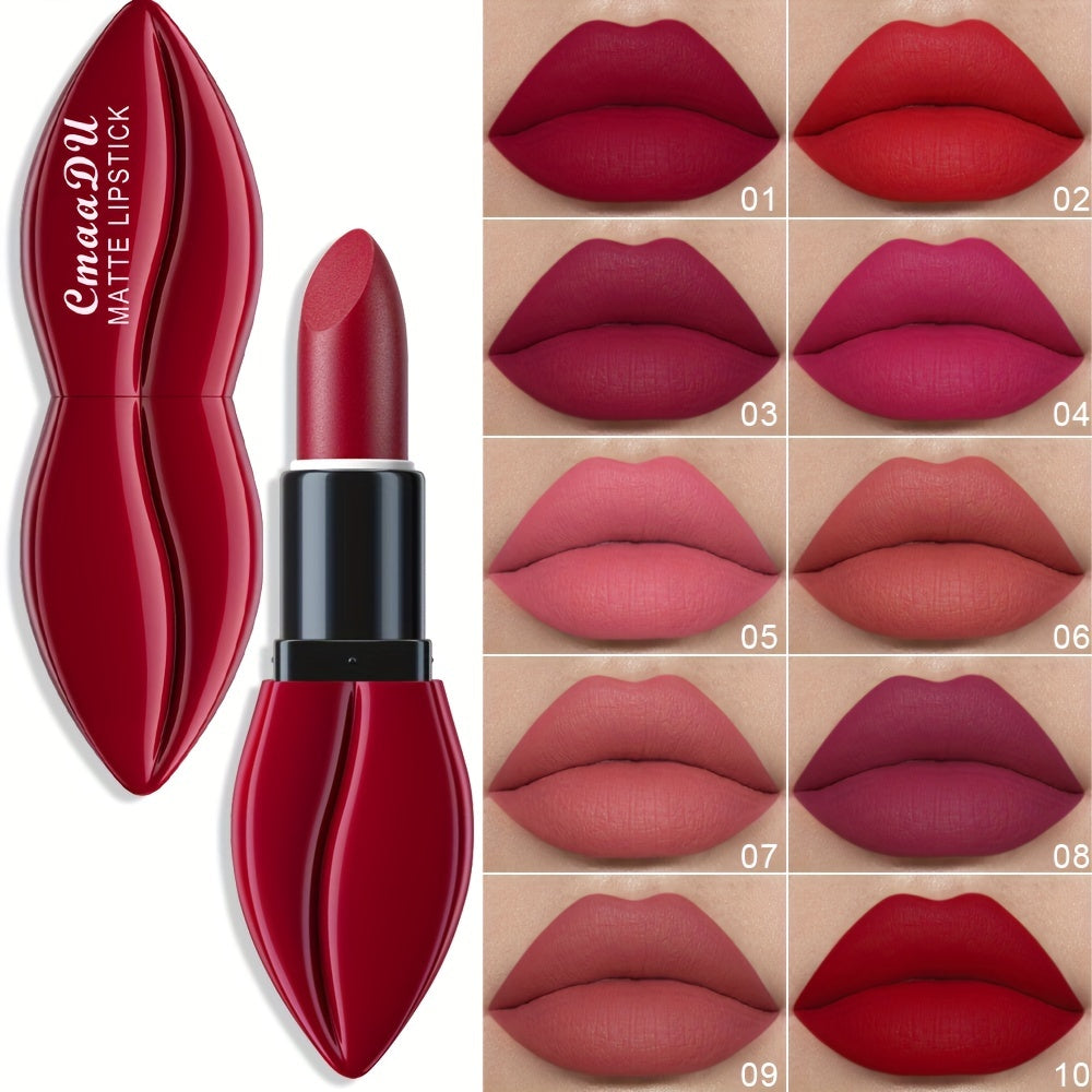 Matte Lipstick Velvet Rich Rendering Long Lasting Waterproof Lipstick