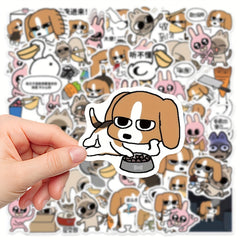 70pcs Cartoon Siamese Liphu Series Waterproof Graffiti Stickers
