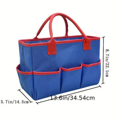 Functional Tote Bag Large Artist Tote Bag With Storage Pockets