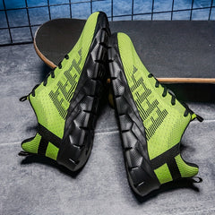 Women's Lace-Up Mesh Sneakers for Workout Gym Running