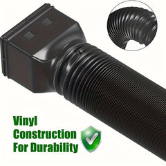 2pcs Flexible Extendable Drain Downspout Extender Down Spout Drain Extensions