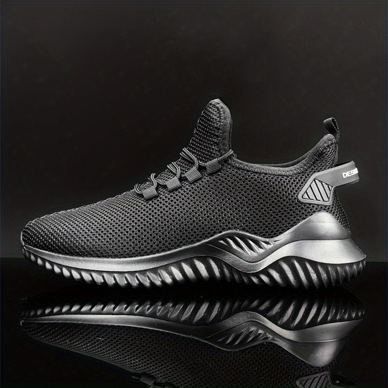 Men's Breathable Running Shoes Lightweight Non-slip Sneakers for Gym