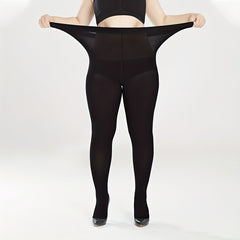 Solid 80D Footed Tights for Women