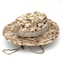 Camo Bucket Hat for Camping and Fishing