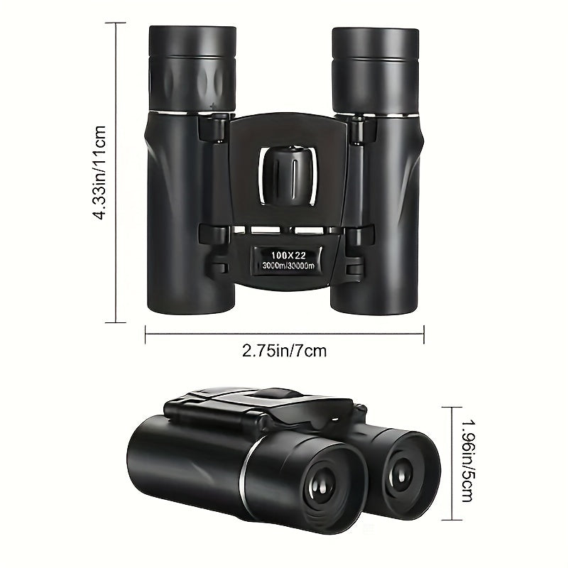 100x22 High Magnification Telescope Binoculars for Clear Night Vision