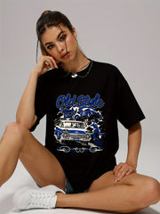 Loose Sports Tee Casual Short Sleeve T shirts Women's Summer Tops