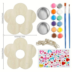 DIY Wooden Paint Kits for Outdoor Bird Feeders - Set of 2