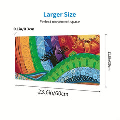 Competitive Gaming Mouse Pad Anti-skid Rubber Base Waterproof Keyboard Pad