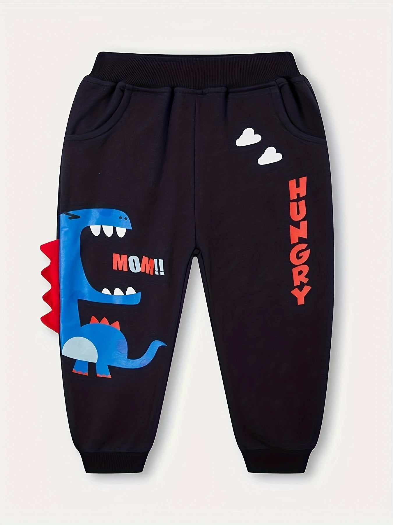 Boys Dino Sweatpants Active Sports Pants