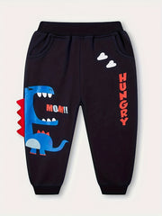 Boys Dino Sweatpants Active Sports Pants