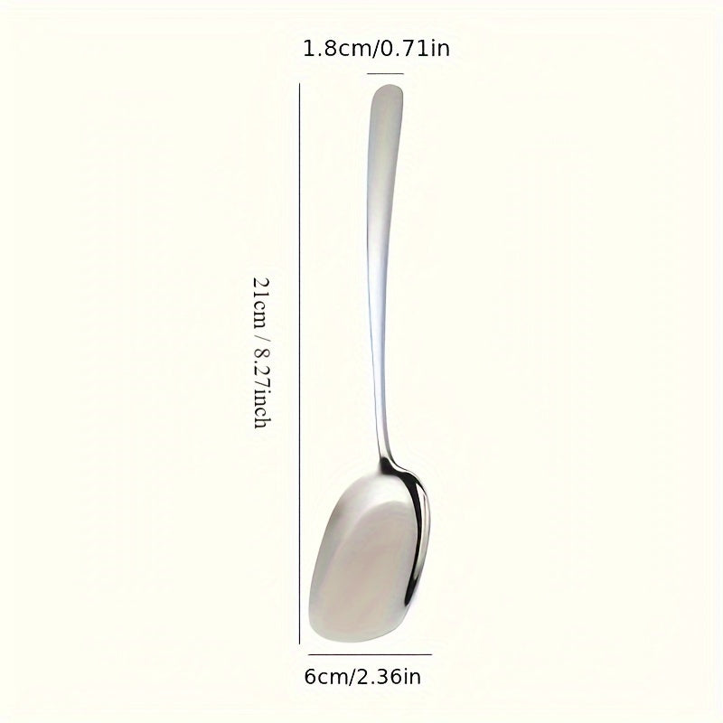 Stainless Steel Large Soup Spoon for Outdoor Cooking
