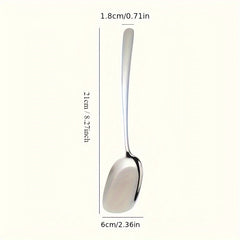Stainless Steel Large Soup Spoon for Outdoor Cooking