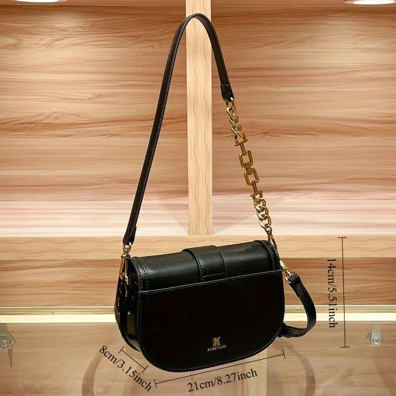 Light Brown Plaid Sling Bag for Women - Crossbody with Detachable Strap