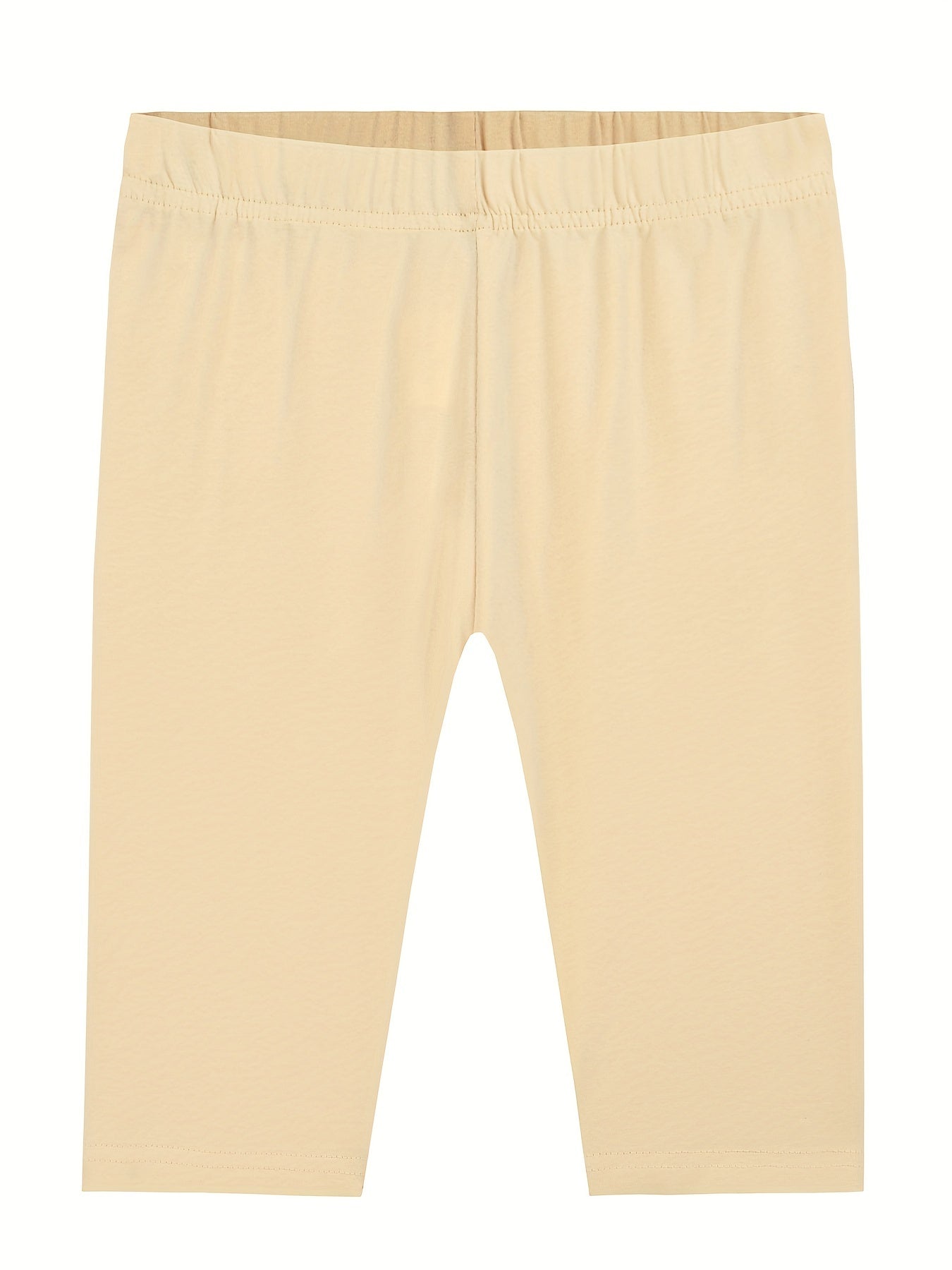 3pcs Girls Casual Elastic Waist Shorts for Summer Spring