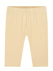 3pcs Girls Casual Elastic Waist Shorts for Summer Spring