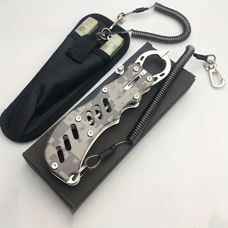 Camouflage Fishing Pliers Set Multifunctional Fish Extractor Tackle