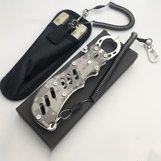 Camouflage Fishing Pliers Set Multifunctional Fish Extractor Tackle