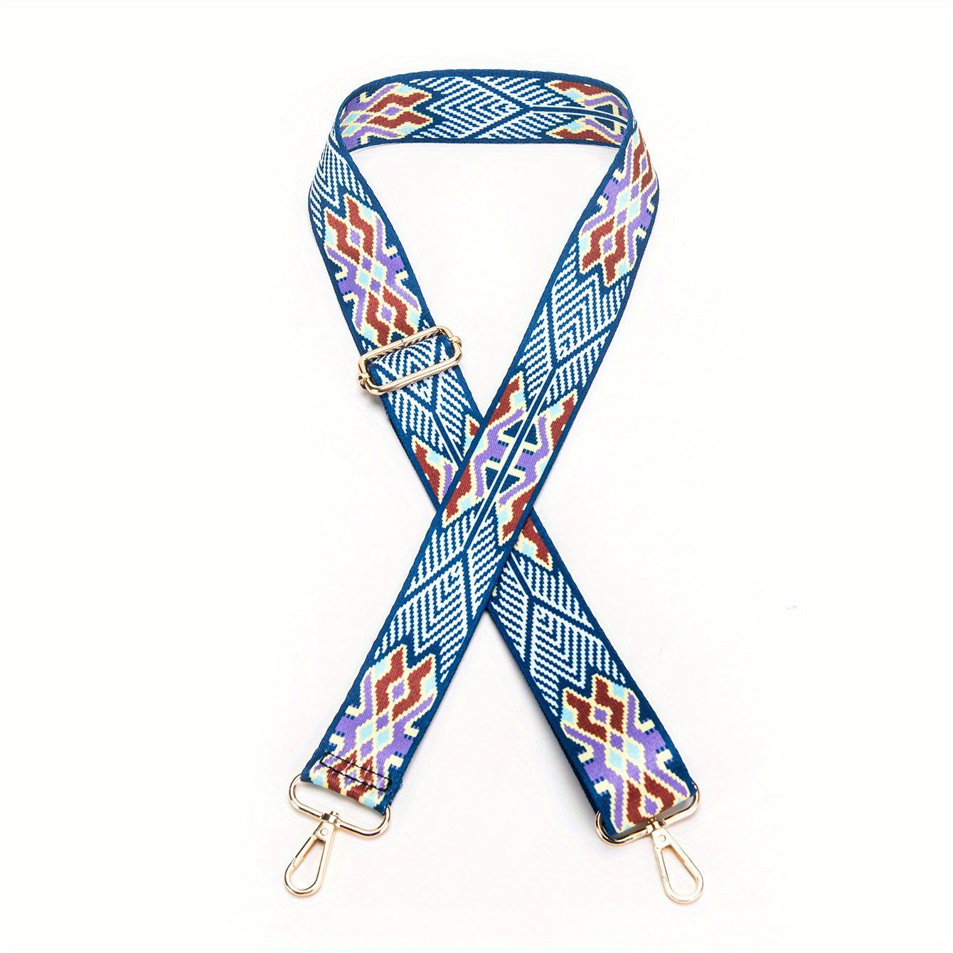 Geometric Pattern Ethnic Style Shoulder Strap Replacement Belt