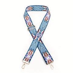 Geometric Pattern Ethnic Style Shoulder Strap Replacement Belt