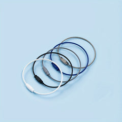 5pcs Steel Hook Buckle Keychain for Camping Hiking
