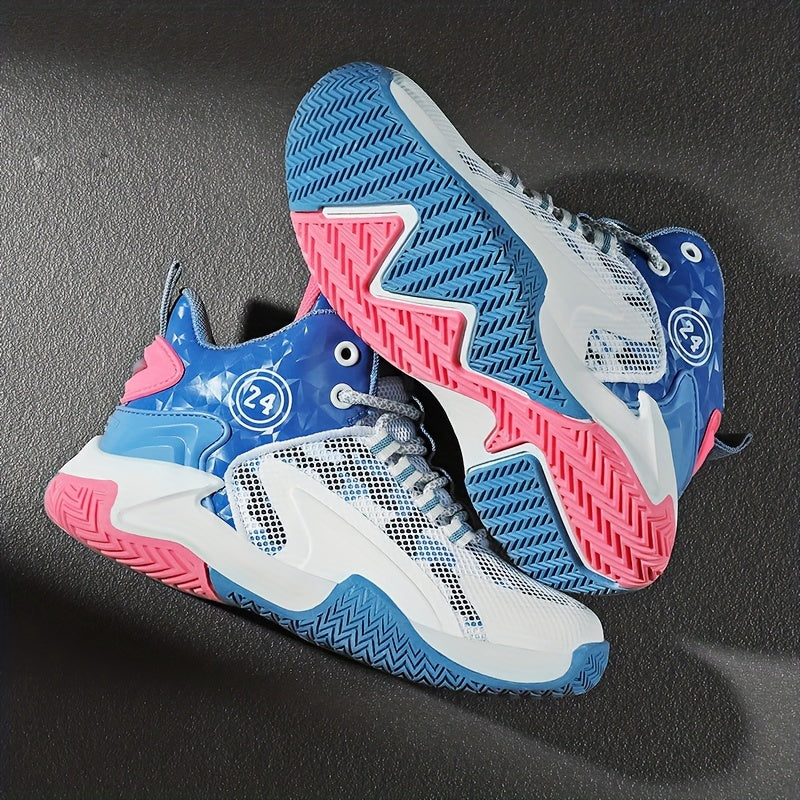 Boys' High Top Basketball Shoes for Outdoor Activities