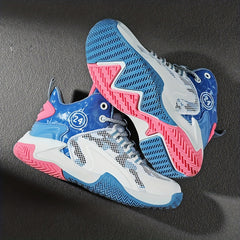 Boys' High Top Basketball Shoes for Outdoor Activities