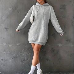 Women's Plus Long Sleeve Drawstring Hoodie