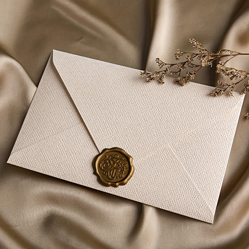 30PCS Vintage Woven Envelope Lovers' Confession Gift Postcard