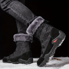 Men's Winter Snow Boots with Thermal Fuzzy Lining
