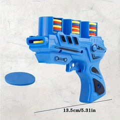2pcs Soft Bullet Flying Disc Gun for Dual Player Battle Toy Gun Themed Party