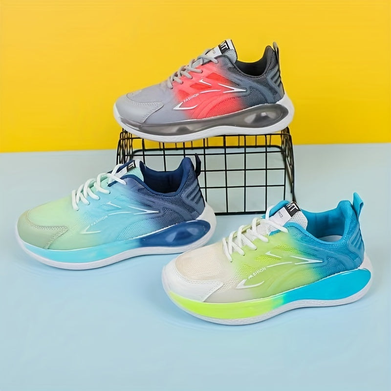 Women's Ombre Sports Shoes Breathable Mesh Running Gym Shoes