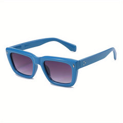 Square Frame Rice Nail Wide Leg UV Protection Women's Sunglasses