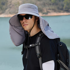 Foldable Fishing Camping Hat Windproof Sun Protective