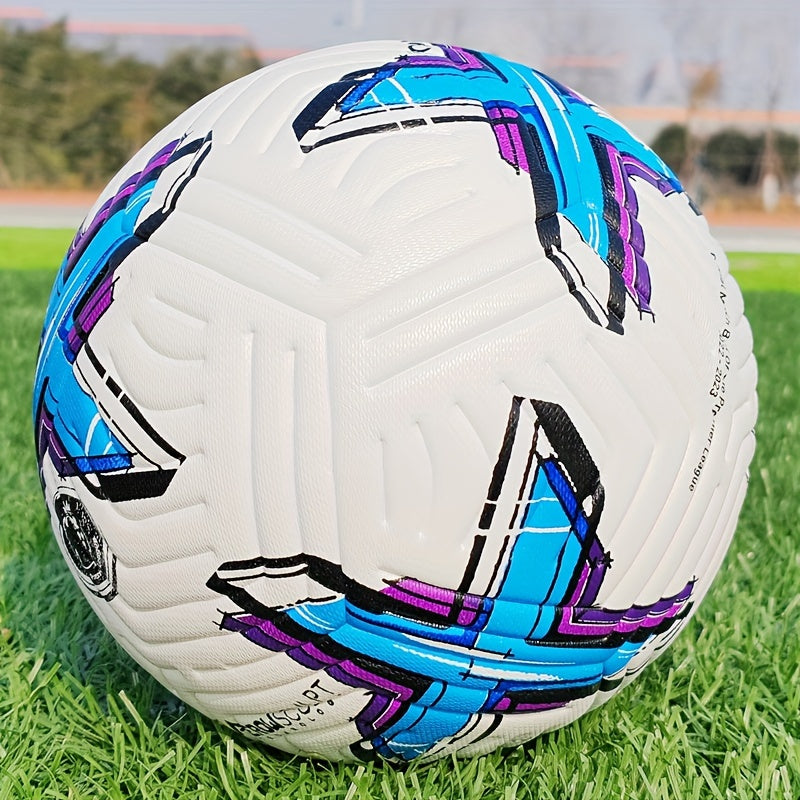 Classic No 5 Faux Leather Soccer Ball High Elastic Soccer Ball