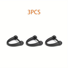 6pcs D Rings Horseshoe & U Shape D Rings for DIY Leather Craft