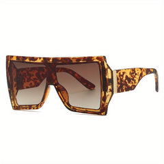 Oversized Gradient Sunglasses UV400 for Summer Beach Party