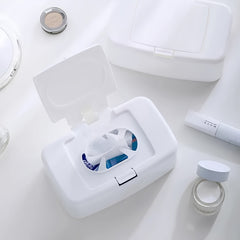 Tissue Box Wipes Dispenser Portable Organizer For Car Office