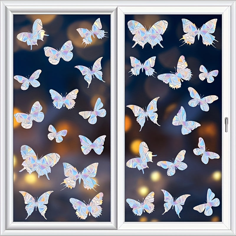 28pcs Butterfly Window Stickers Anti Collision Decals Glass Alert