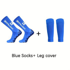 Professional Training Leg Sleeves & Football Crew Socks Bundle