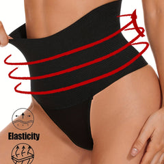 High Waist Shaping Thongs Tummy Control Compression Panties