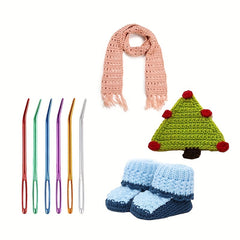 6pcs Big Eye Wool Needles Yarn Needle Tapestry Needle Sewing Needles