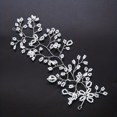 Faux Pearl Flower Head Piece Head Jewelry Bridal Wedding Hair Accessories