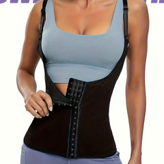 Tummy Control Waist Trainer Tank Top Sweat Absorbing Body Shaping Top