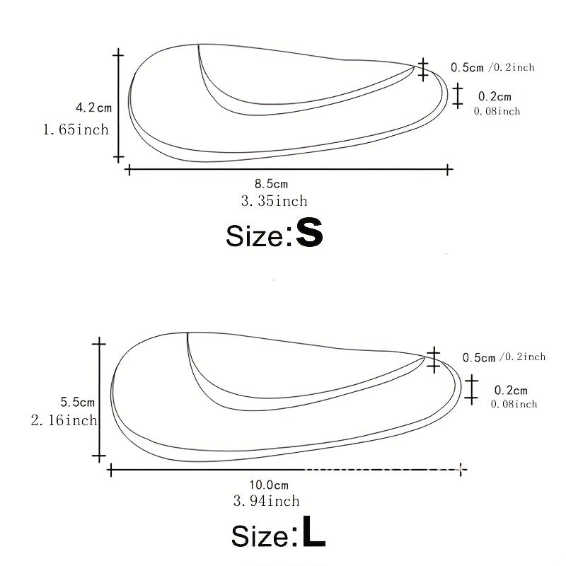 Arch Support Insoles Flat Feet Relief Silicone Gel Orthopedic Inserts