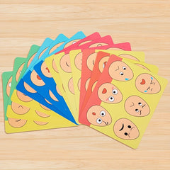 Wooden Expression Matching Game for Kids